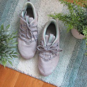 Puma Teal & Grey Sneakers